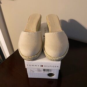 Beige Tommy Hilfiger Espadrille Mule